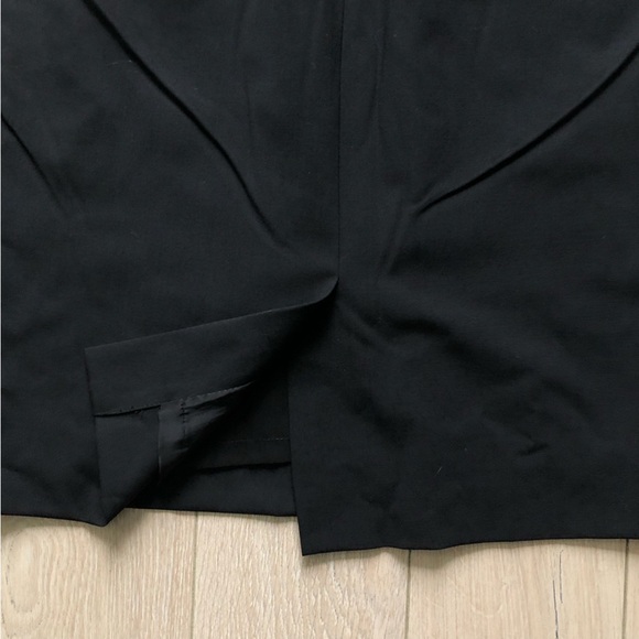 J. Crew Cap Sleeve V Neck Dress in Black Size 4P - Picture 12 of 12